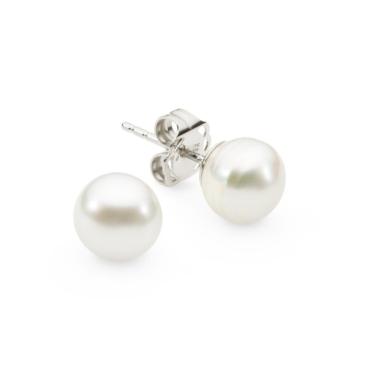Keshi Hoop Studs