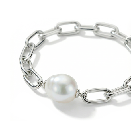 Linked Legacy Pearls with Chain