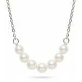 Graduated Pearl Necklace 925SS