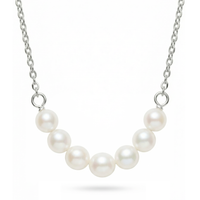 Graduated Pearl Necklace 925SS