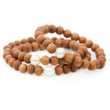 Cendana Sandalwood Bracelet 8mm 18KYG