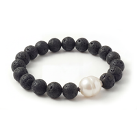 Agung Volcanic Bracelet 9mm 18KWG