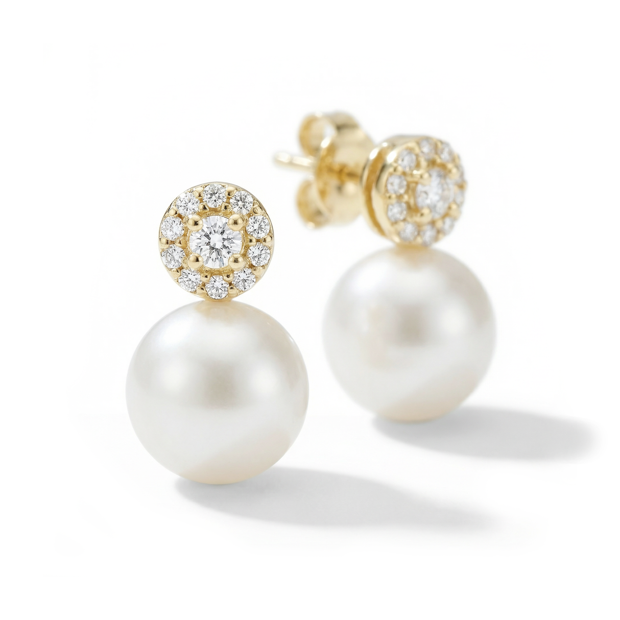 Citra Diamond Studs 18KYG