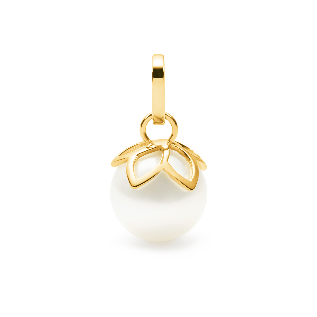 Frangipani Pendant 18KYG