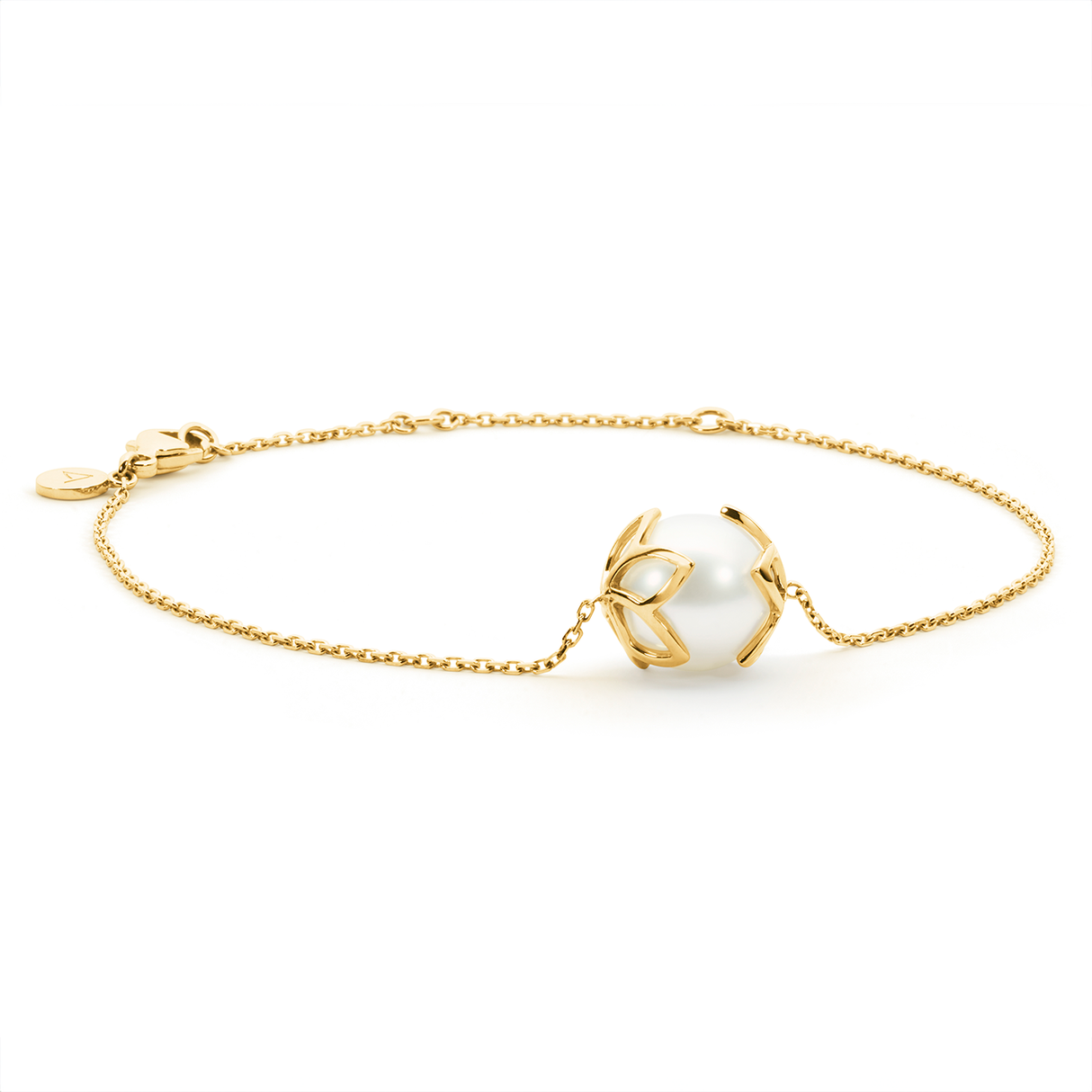 Frangipani Bracelet 18KYG