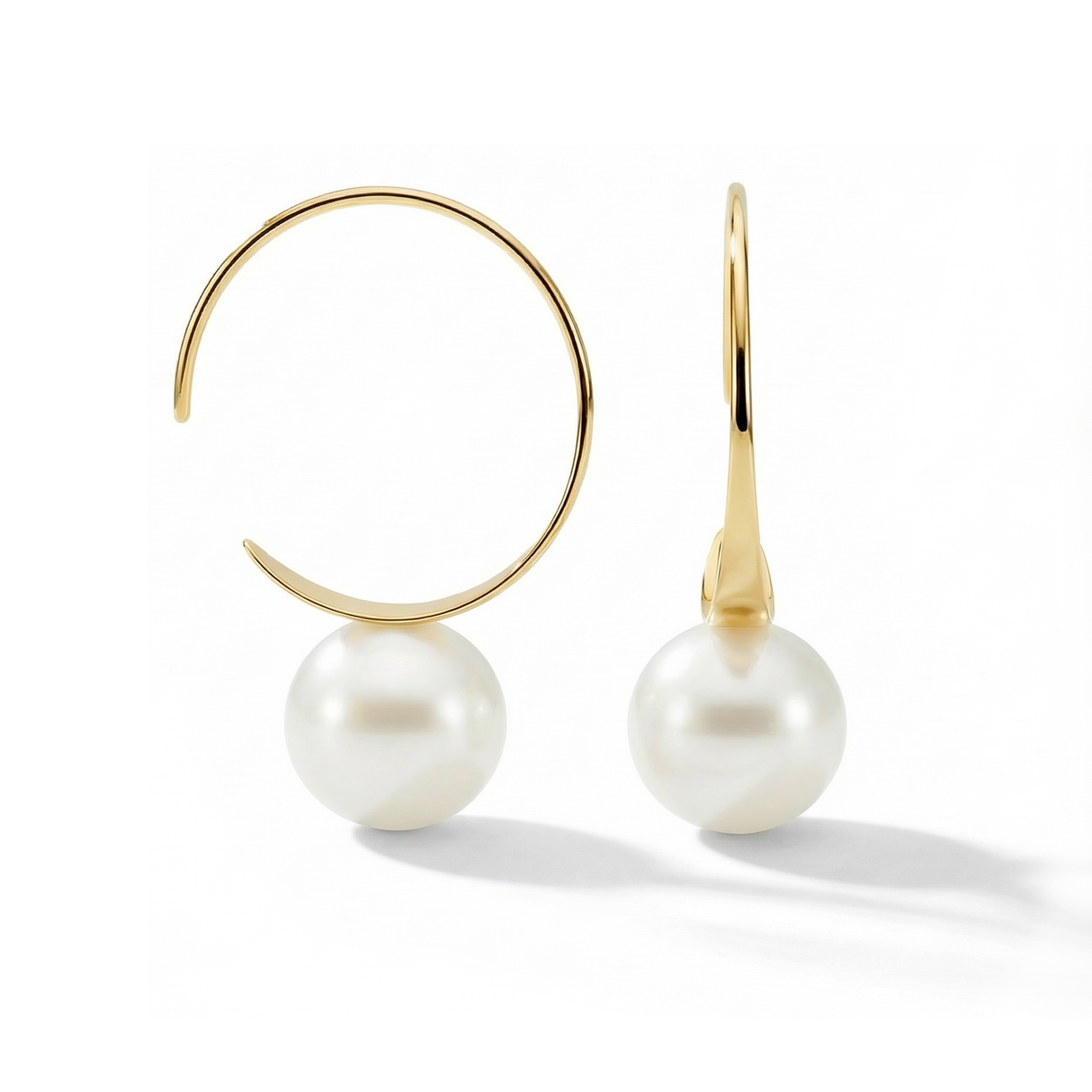 Circle Hoop Earring 18KYG