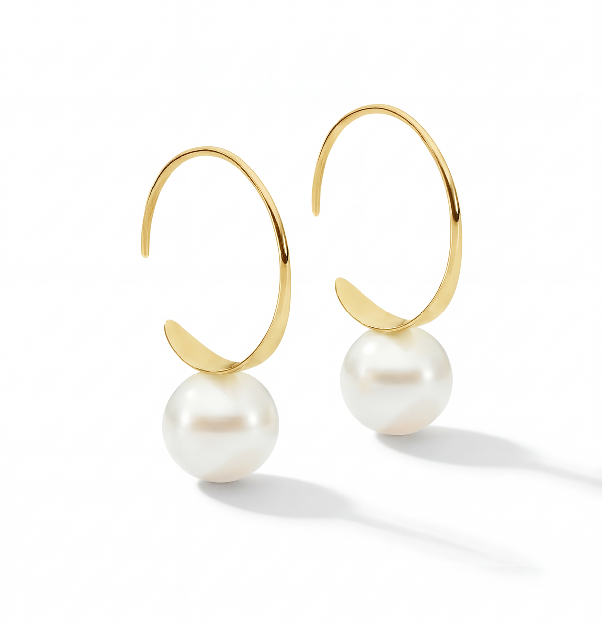 Circle Hoop Earring 18KYG