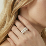 Harmoni Keshi Pearl Ring 18KYG