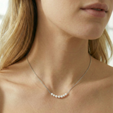 Graduated Pearl Necklace 925SS