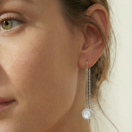 Lunaris Chain Earring 925SS