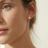 Lunaris Stud 6mm 18KYG