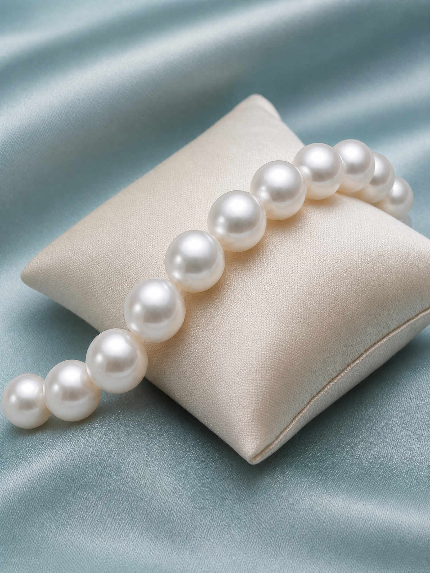 Cultured pearl necklace showcasing the natural lustre, shape, and elegance of genuine pearls.