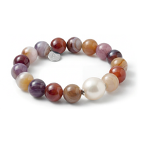 Botswana Agate Bracelet 925SS