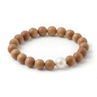 Cendana Sandalwood Bracelet 8mm 18KYG