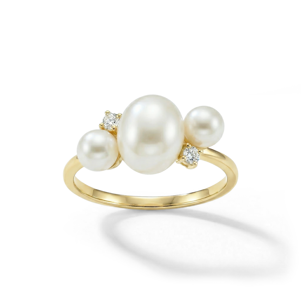 Indah Keshi Pearl Ring 18KYG