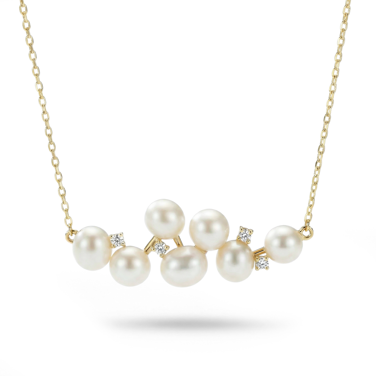 Indah Keshi Pearl Necklace 18KYG