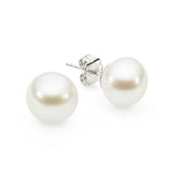 Studs Flat Button 18K WG