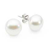 Studs Flat Button 18K WG