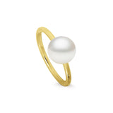 Yellow Gold South Sea Pearl Ring